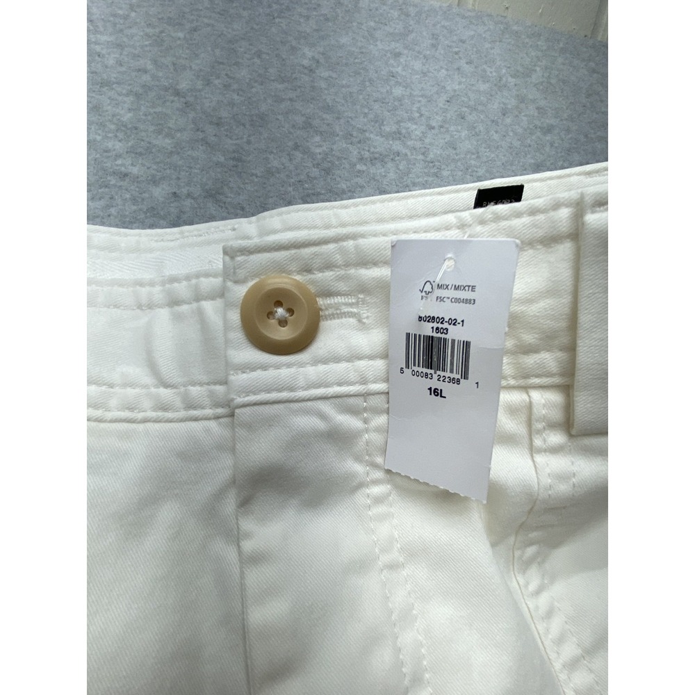 Banana Republic Pants Womens 16L High Rise Button Pocket Spandex Cropped Stretch - Picture 10 of 13